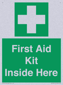 First Aid Kit Inside Here